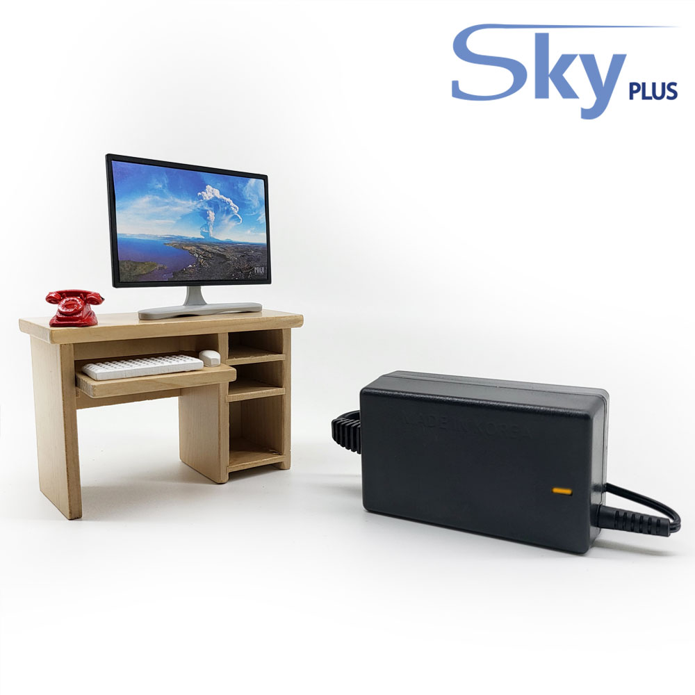 삼성 모니터 LS24D300HLS CR 어댑터 14V 대한민국 KC인증(전원코드포함) : SkyPlus