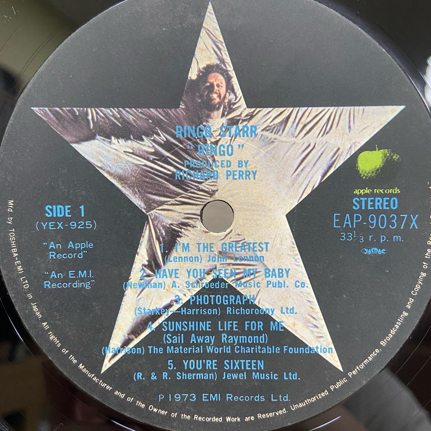 Ringo Starr / Ringo (Japan, Gatefold, 1973) : 장미레코드