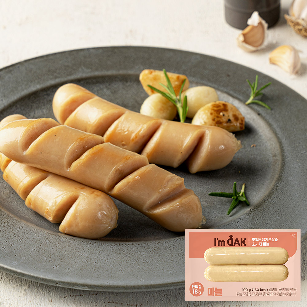 아임닭 맛있는 닭가슴살 소시지 100g 4종 20팩 : 아임닭