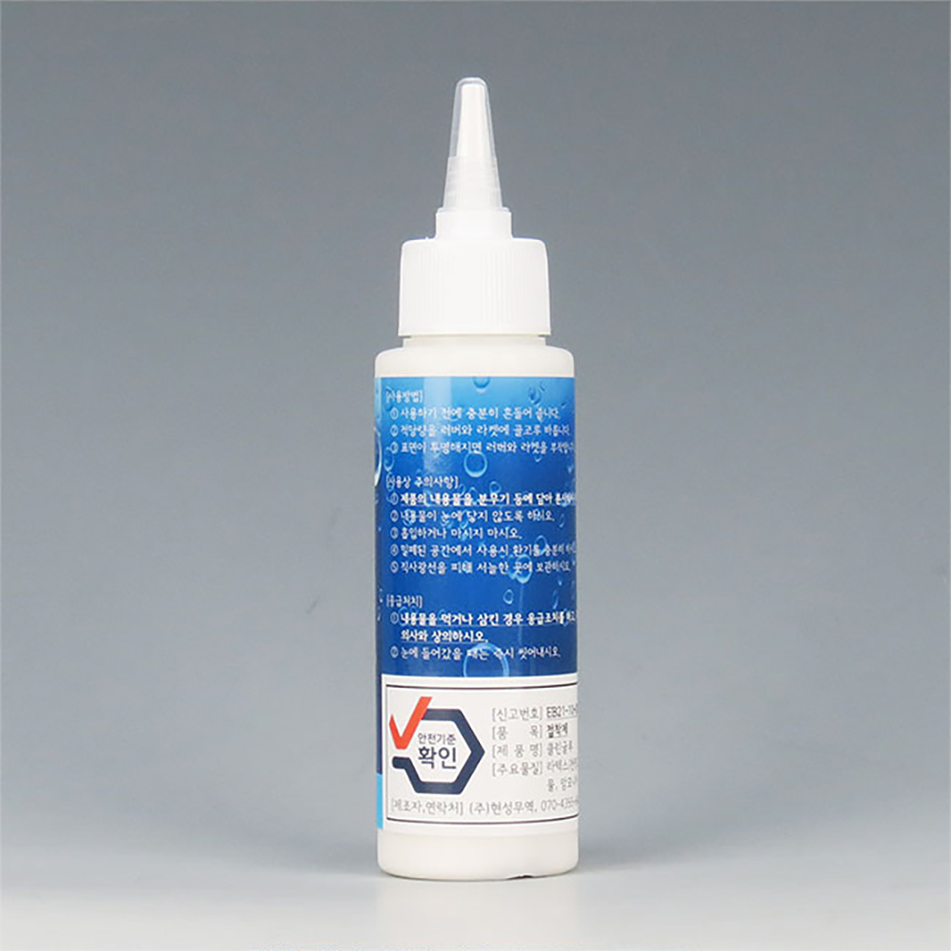 M2K 러버본드 클린글루 (100ml) 수성글루세트 (본드+스폰지+집게) : 더탁구샵