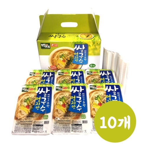 백제 멸치맛 쌀국수 92g X  10개 선물세트 : 호구네창고