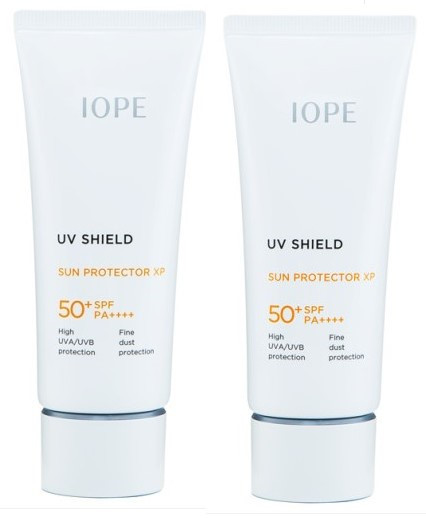 1+1 아이오페 유브이 쉴드 선 프로텍터 XP선크림 60ml SPF50+PA++++ : 양품디자인