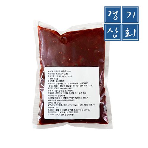 국산 고춧가루 양념게장소스 350g : 경기 상회