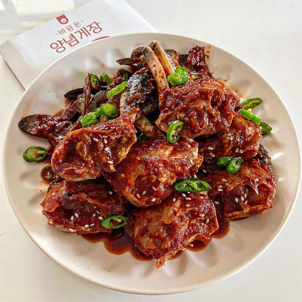 봉선장 국내산 밥도둑 꽃게무침 양념 꽃게장 양념게장 500g : 봉선장
