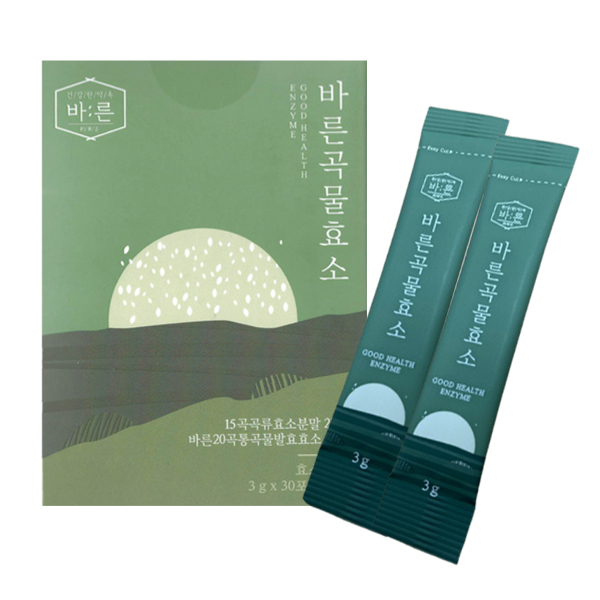 바른곡물효소 3g x 30포 : 주식회사 제이제이몰