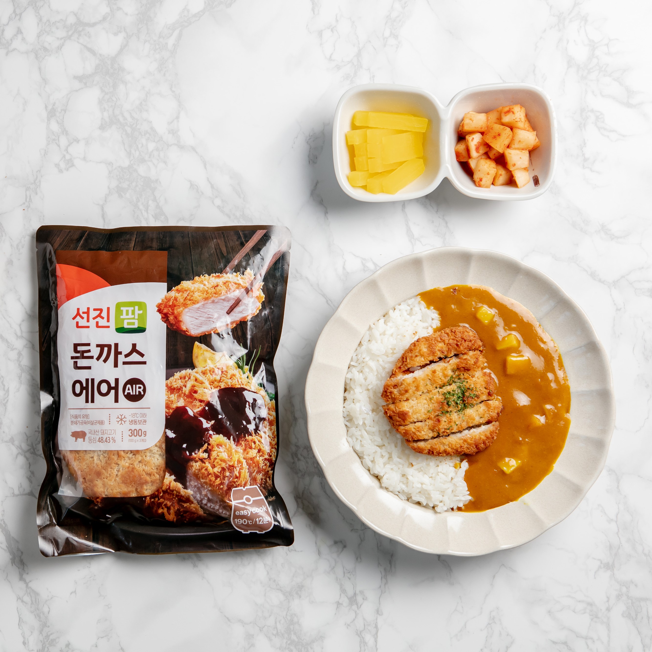 선진팜 통등심돈까스 에어 300g 4봉(12장) : 선진팜