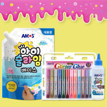 아이슬라임 반짝 슬라임 만들기 DIY 3종 세트 : 아모스온라인스토어