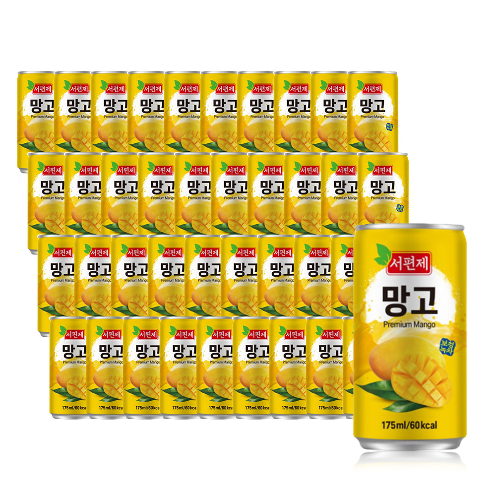 다인 서편제 망고 주스 175ml 30캔 음료 음료수 도매 사무실 : 프레모아