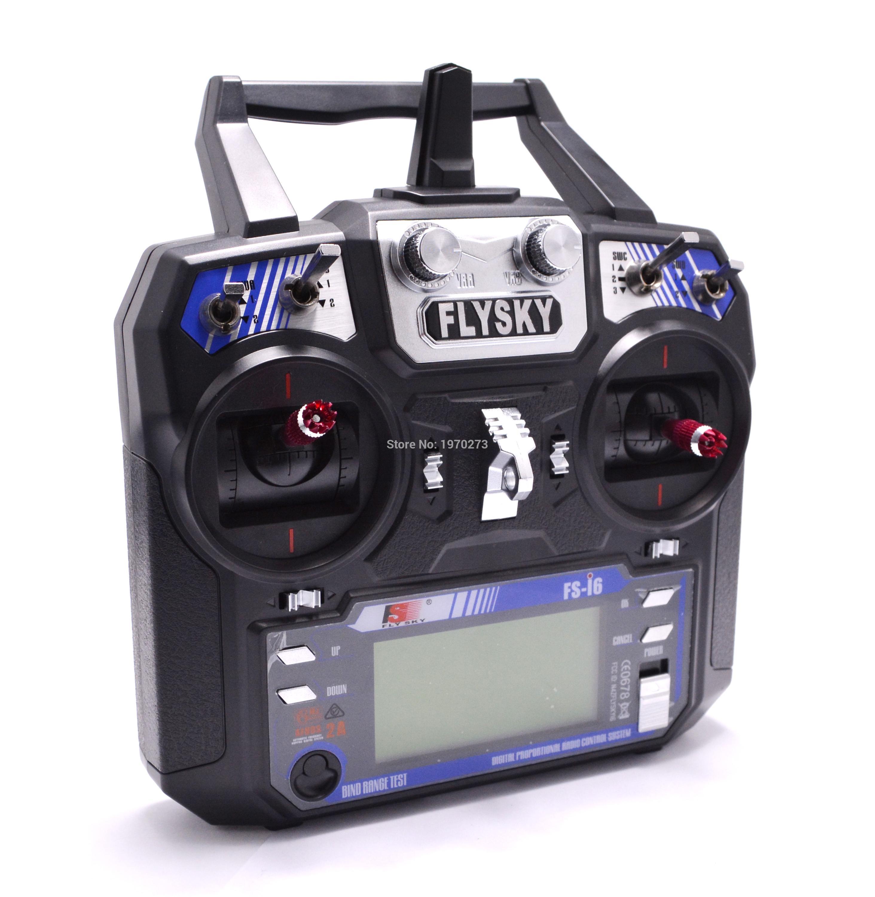 Flysky FS-i6 FS I6 2.4G 6CH RC 송신기 컨트롤러 w/ FS-iA6 수신기 헬리콥터 비행기 Quadcopter 글라이더 드론 : 대박월드