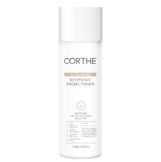[피부과전문의직영]코르테 수딩 토너 200ml CORTHE : 더마스토어