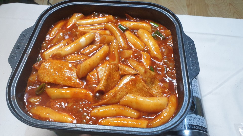 라면보다 쉬운 떡볶이 밀키트 270g 4팩 어묵 소스 포함 떡뽁이 : 푸드이슈