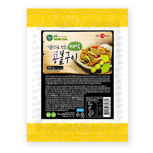 [냉동] 삼육 채식 콩불구이 250g : 래빗 스토어