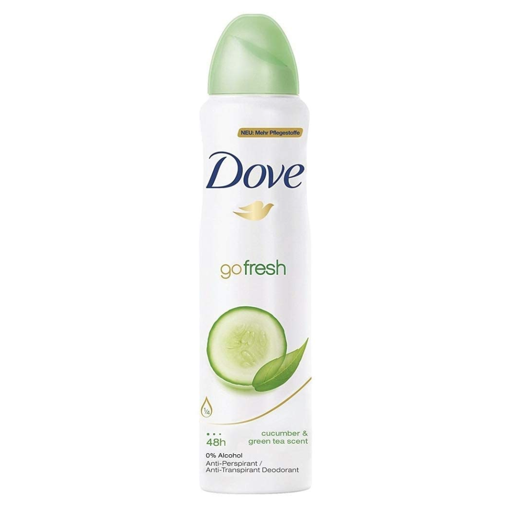 (6개)도브 데오드란트 스프레이 고프레시 오이 그린티 150ml : 리플레이스몰