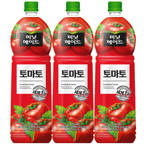 미닛메이드 토마토 주스 1.5L 12개 과즙음료 : 부산종합유통