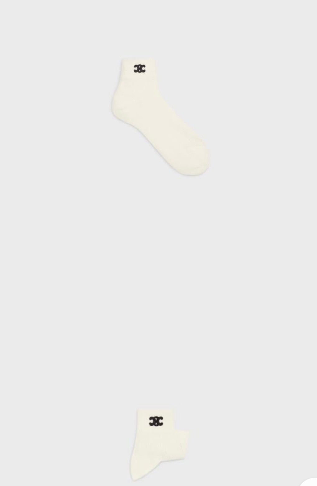 [국내] 셀린느 양말 TRIOMPHE SOCKS 2A32T495P01OW : 엘부띠끄
