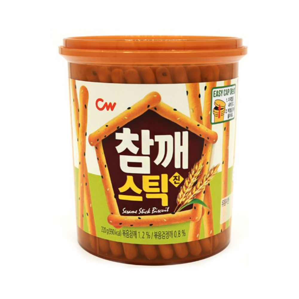 청우식품 참깨스틱 220g 초코픽 막대 스틱 과자 맥주안주 빼빼로만들기 : 스낵365