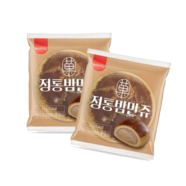 삼립 전통밤만쥬 23g x 50개입 : 비아이푸드