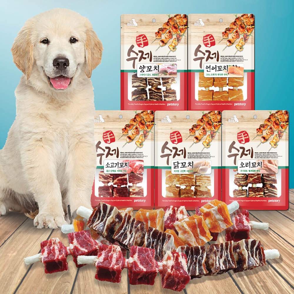 펫스토리 수제 꼬치 90g : 여기서다사개