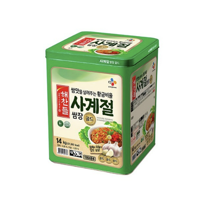 해찬들사계절 쌈장14kg ,무료배송 : 몽땅 식자재마트