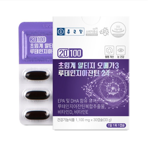 종근당 초임계알티지 오메가3 루테인 지아잔틴 30캡슐 : 해봉이 몰
