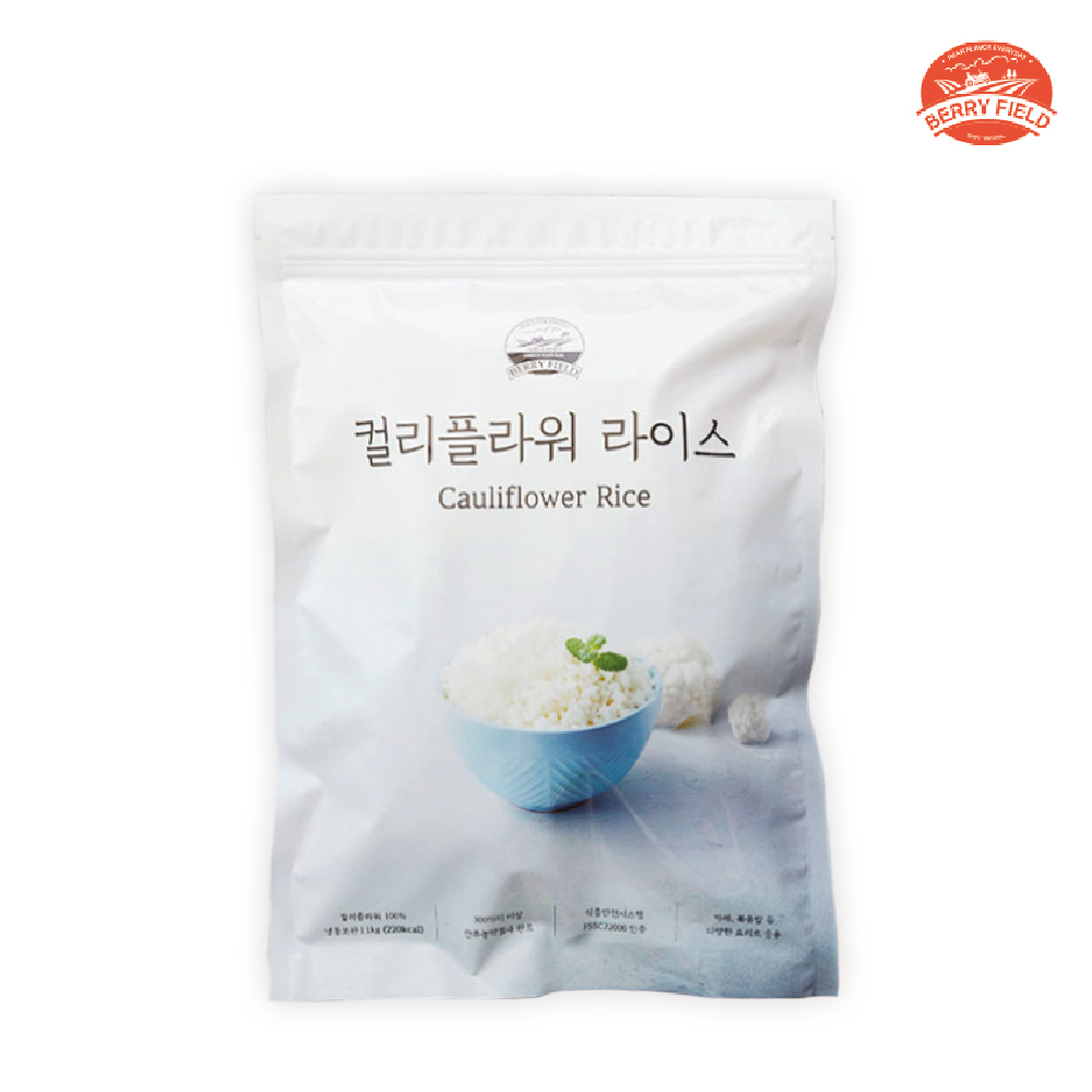 냉동 컬리플라워라이스 1Kg 베리필드 냉동야채 간단 포만감 : 베리필드샵