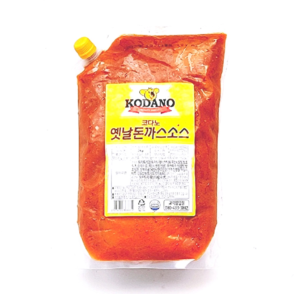 코다노 옛날돈까스소스 2kg 돈까스 업소용소스 대용량 : 대한민국장사꾼