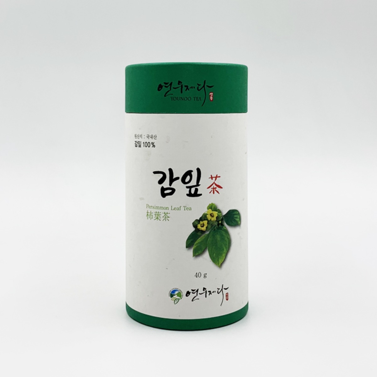 연우제다 국내산 하동 감잎차(40g) : 포티오