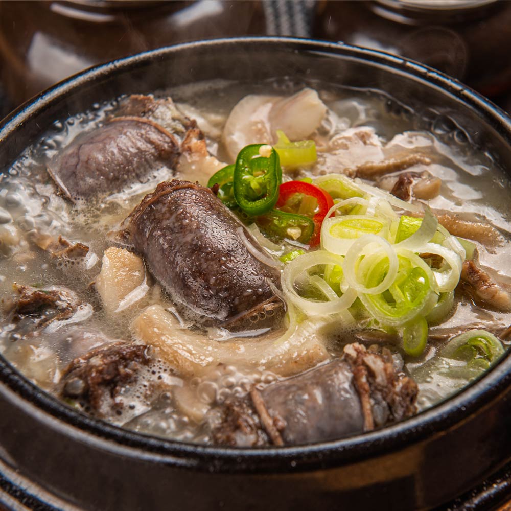 야채를 듬뿍 넣어 만든 전통순대 3종 두부병천 토종 : 자담 푸드