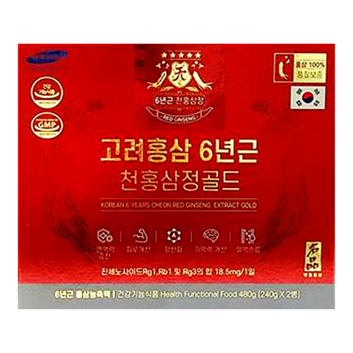 고려 6년근 천맥 홍삼정 A 250g x 2병 홍삼농축액 홍상 추석선물세트 부모님건강식품 : 아름다운우리가게