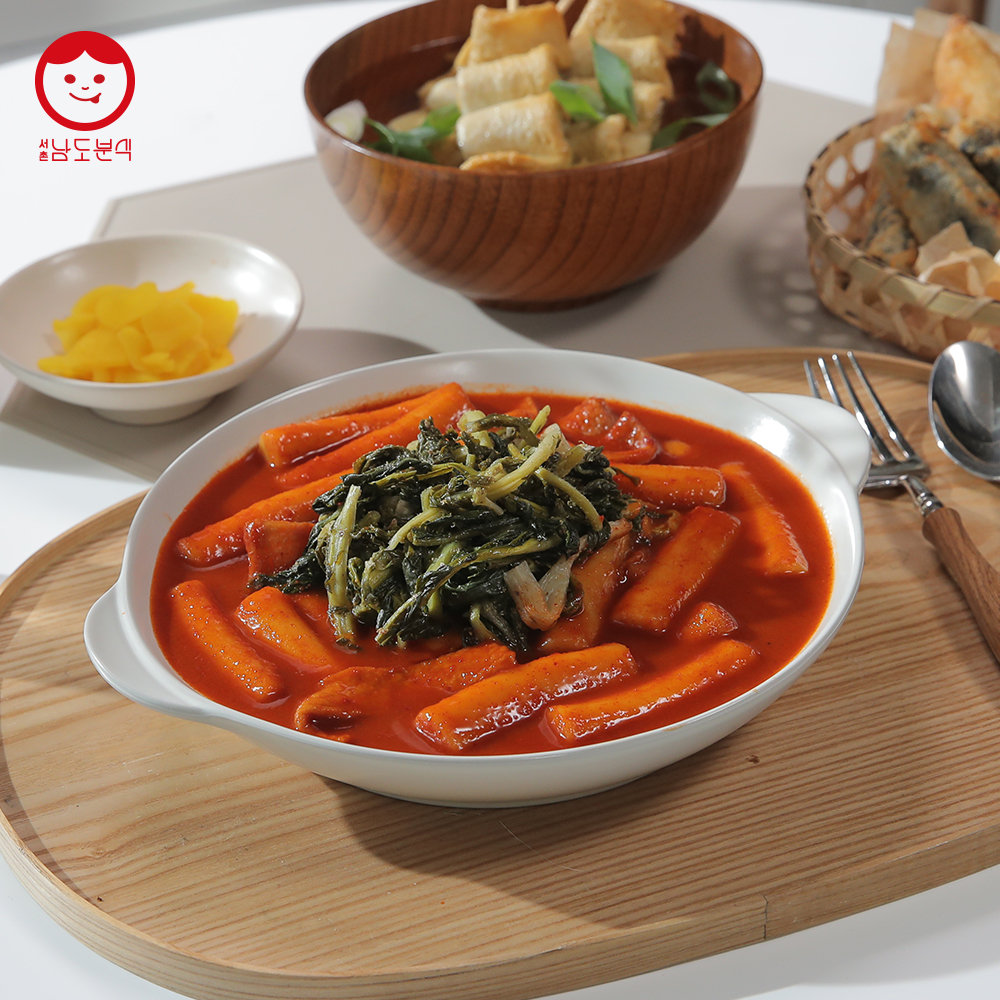 남도분식 시래기떡볶이 국물 즉석 옛날 냉동 밀 어묵 떡볶이 626g : 남도분식HMR공식판매처