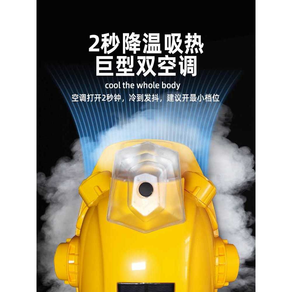 쿨링 안전모 냉각모자 쿨링팬 통풍모 선풍기 모자 : 첫만남