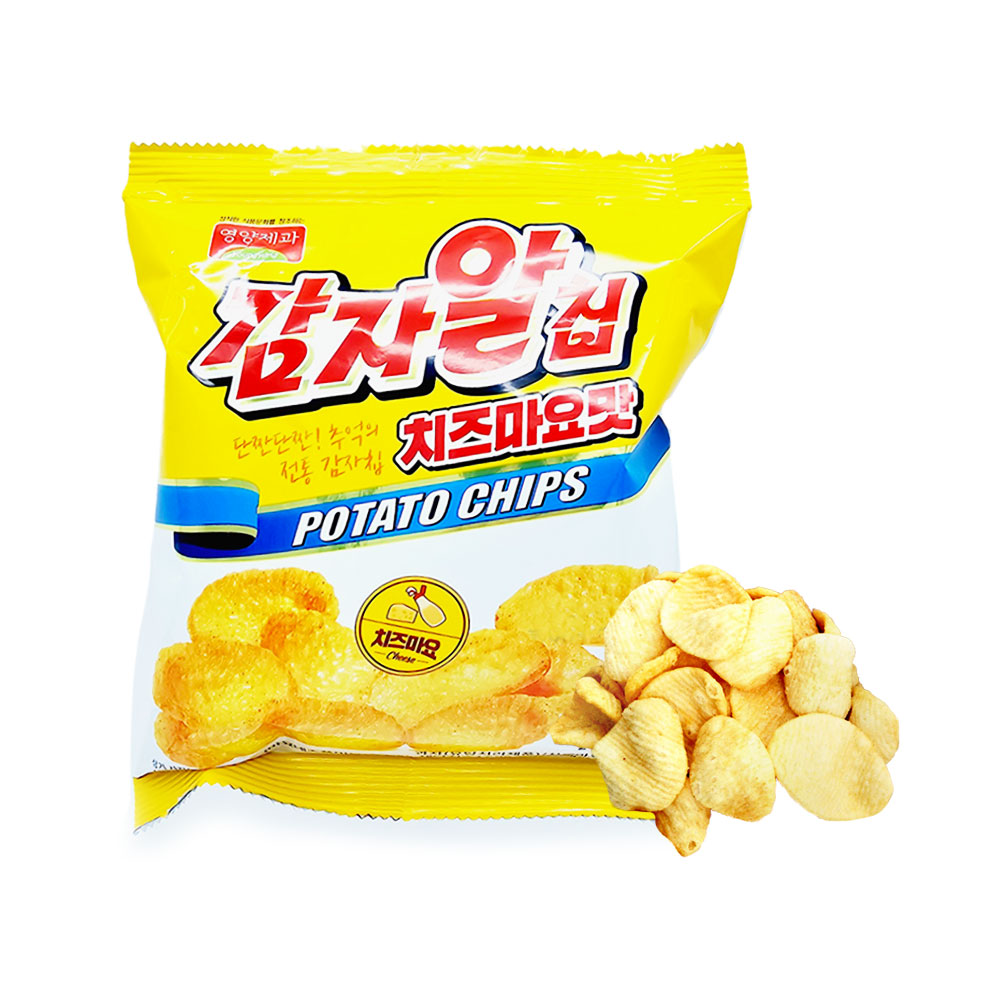 [영양제과] 감자알칩 27g 알감자칩 문방구 사무실 추억의 간식 : 까까프렌즈잇츠