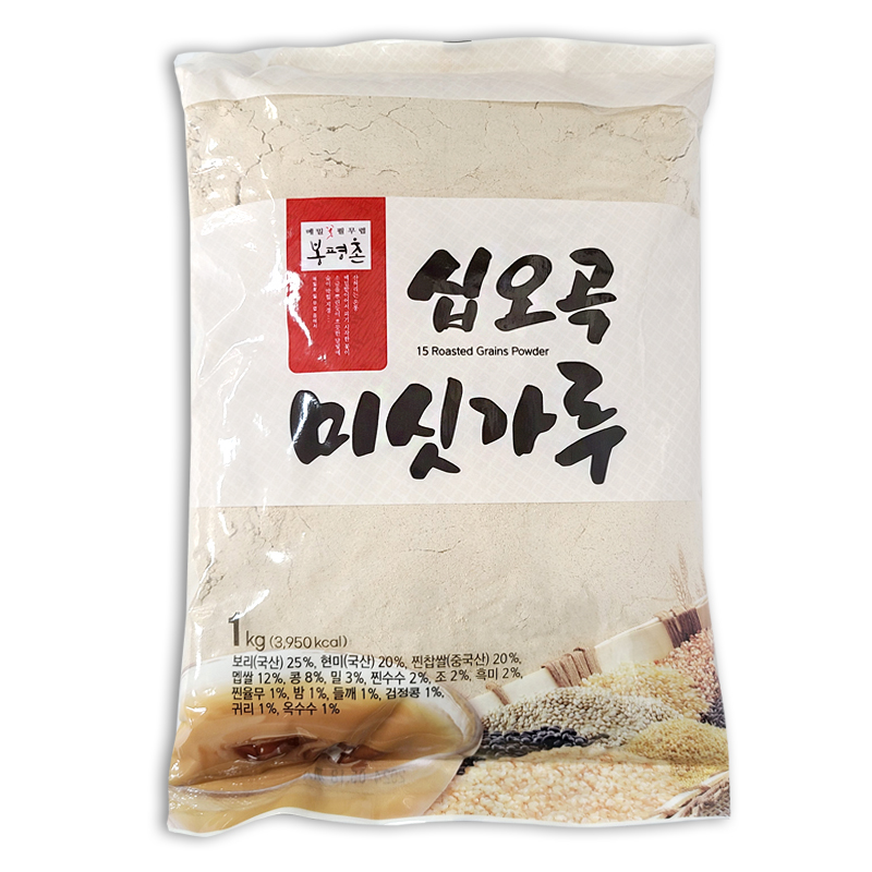 봉평농원 봉평촌 십오곡 미싯가루 1kg 미숫가루 : 유명한푸드