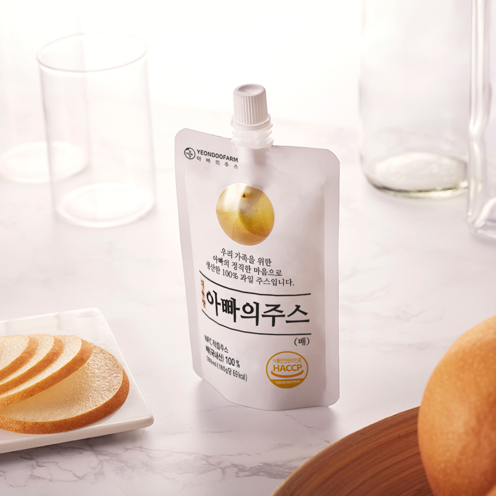 돌려따는) Big 아빠의주스 배즙 대용량 180ml 낱개 : 연두영농조합법인