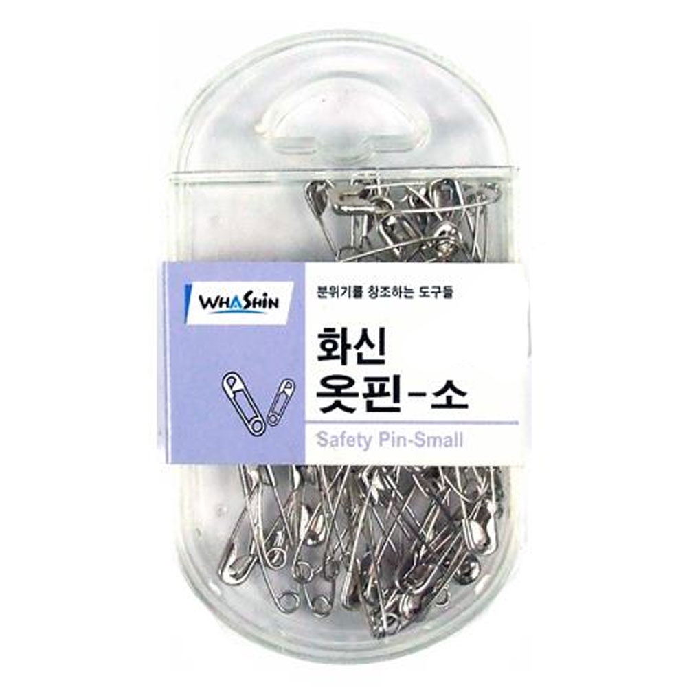 소형 옷핀 세트 브로치 안전핀 만들기 옷삔 침 옷고정핀 수선 용품 부자재 수예 삔침 : 착한커머스05