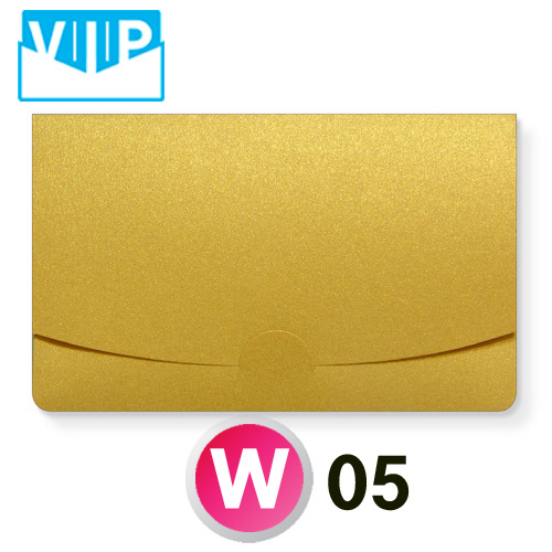 VIP 상품권봉투 고급인쇄- 미니 쿠폰 회원권 카드  명함봉투 샘플무료 W-05 스타골드 100매 : VIP명함봉투