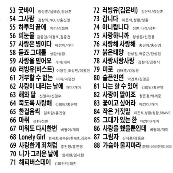 SY066 발라드명곡+드라마OST 88곡 USB포트 SD 노래방마이크 홍진영 최태완 전해성 : 온누리팡