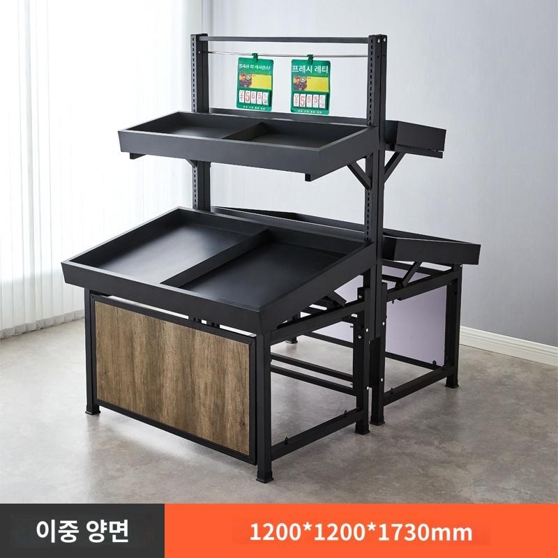 빵진열대 상품진열대 우드쇼케이스 과일 과자 매장 진열대  주문 슈퍼마켓 과일 선반 다층 야채 신선한 진열대 Yonghui 청과 상점 특별한... 