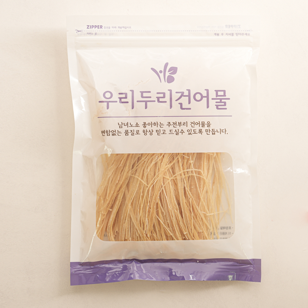 우리두리건어물 오징어실채 400 g : 우리두리건어물