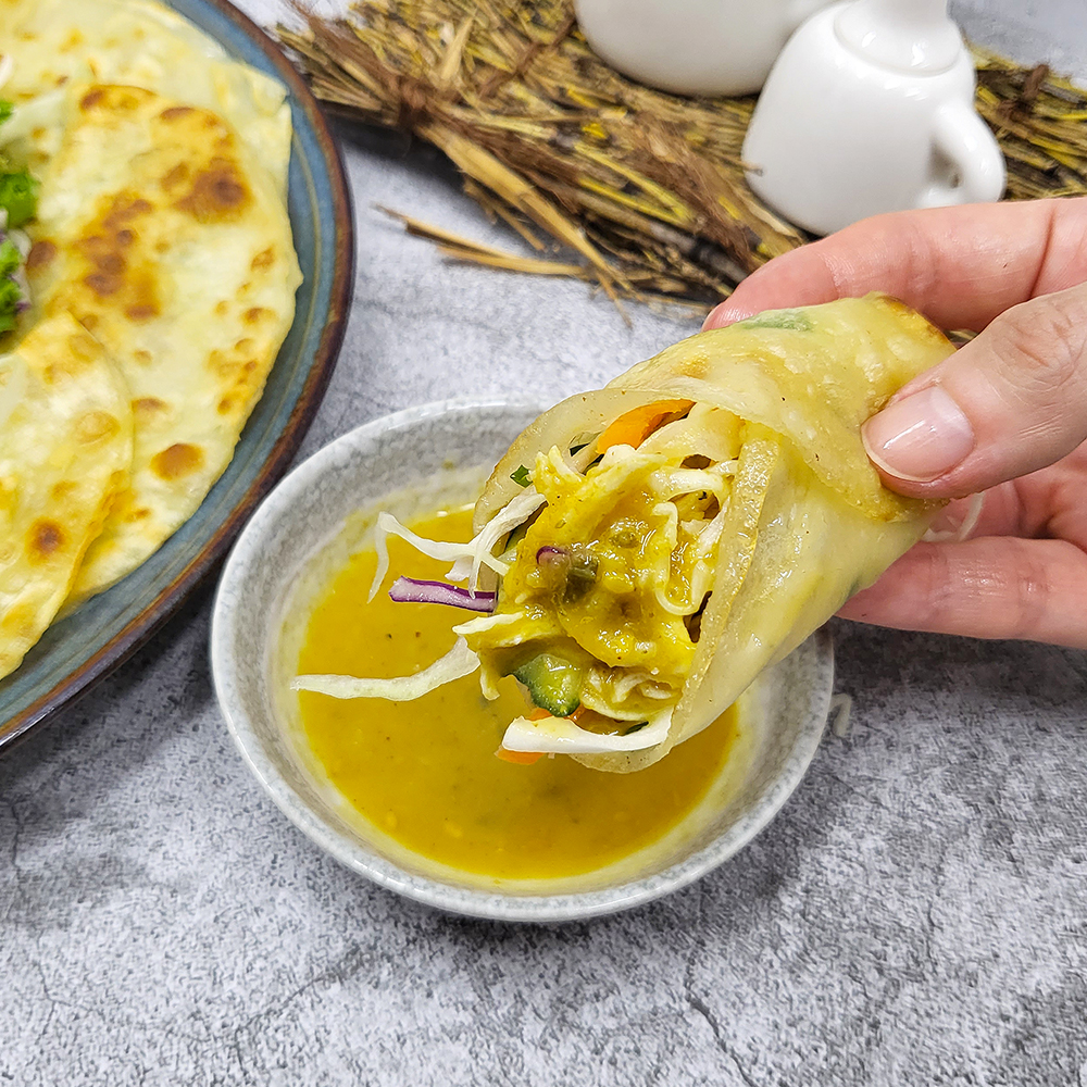 팔공산얼큰이 새콤달콤한 매콤 비빔만두, 톡 쏘는 초계 비빔만두 (2~3인분) : 위즈덤 마켓