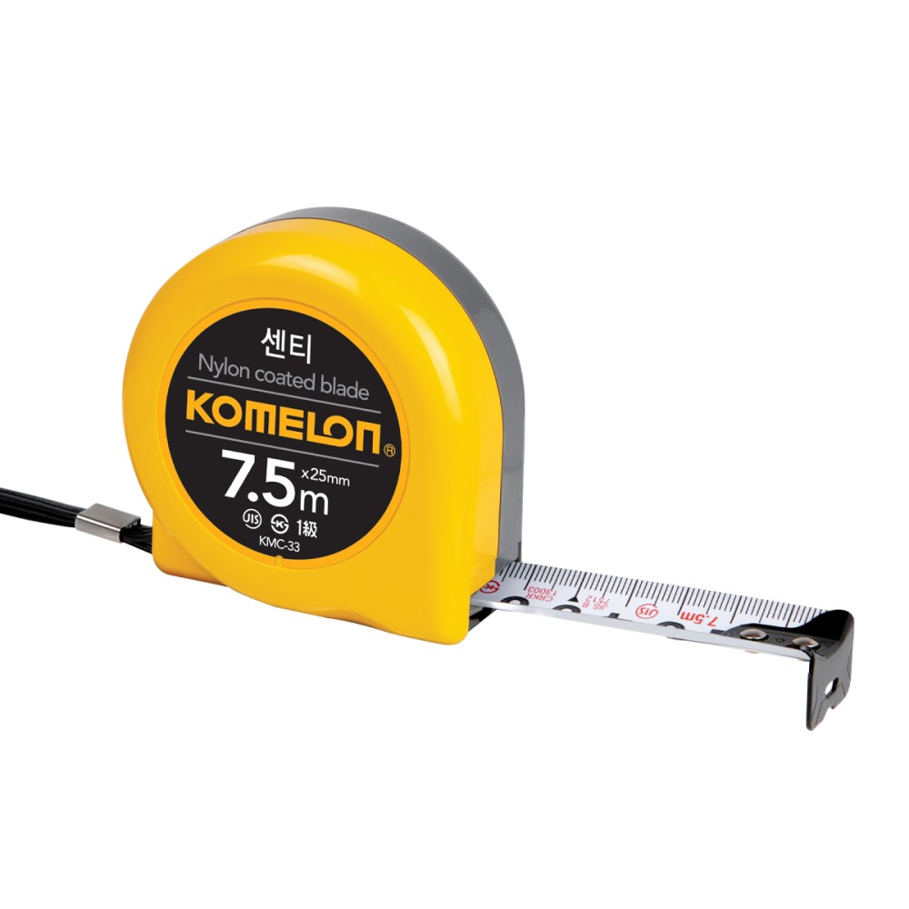 코메론 줄자 KMC-33 센티 7.5M X 25mm : 공구공장