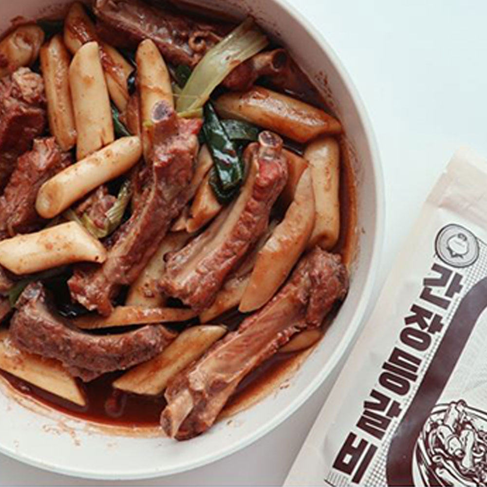 팔덕 간편조리 등갈비 택배 매운 등갈비찜 맛집 매운맛 2인분 : 마나상점