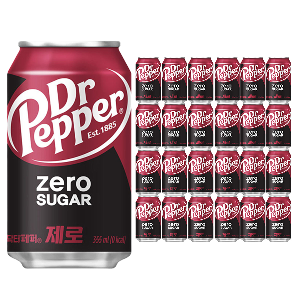 닥터페퍼 제로 체리향 355ml 24can 칼로리제로 : 부산종합유통