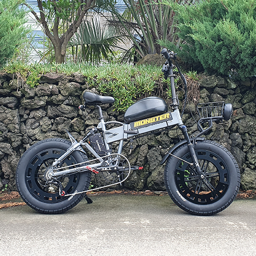 2023년형 세임바이크 전기자전거 몬스터 페이스리프트 48V500W 30.4AH 배터리 : 세임바이크
