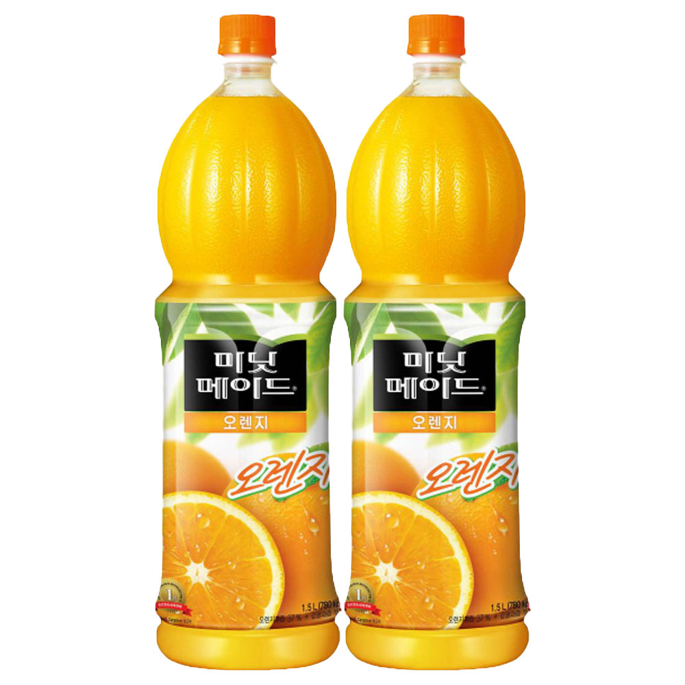 미닛메이드 오렌지 1.5L-12입 오렌지주스 : 코크스토어