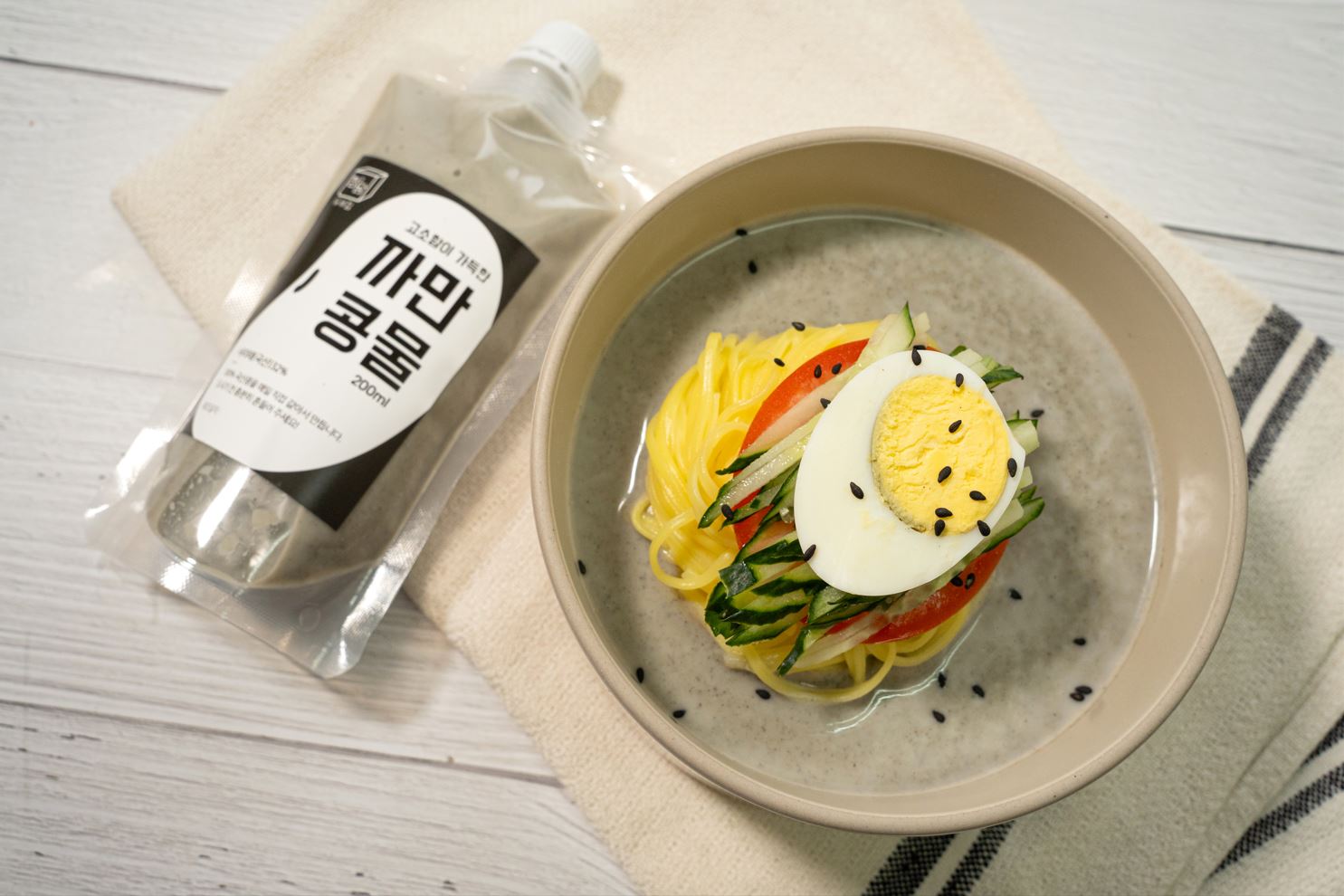 [정담두부집] 서리태콩물 까만콩물 / 백태 하얀콩물 국산콩물 콩국수 콩국수콩물 두유 콩국 다이어트 : 정담 두부집