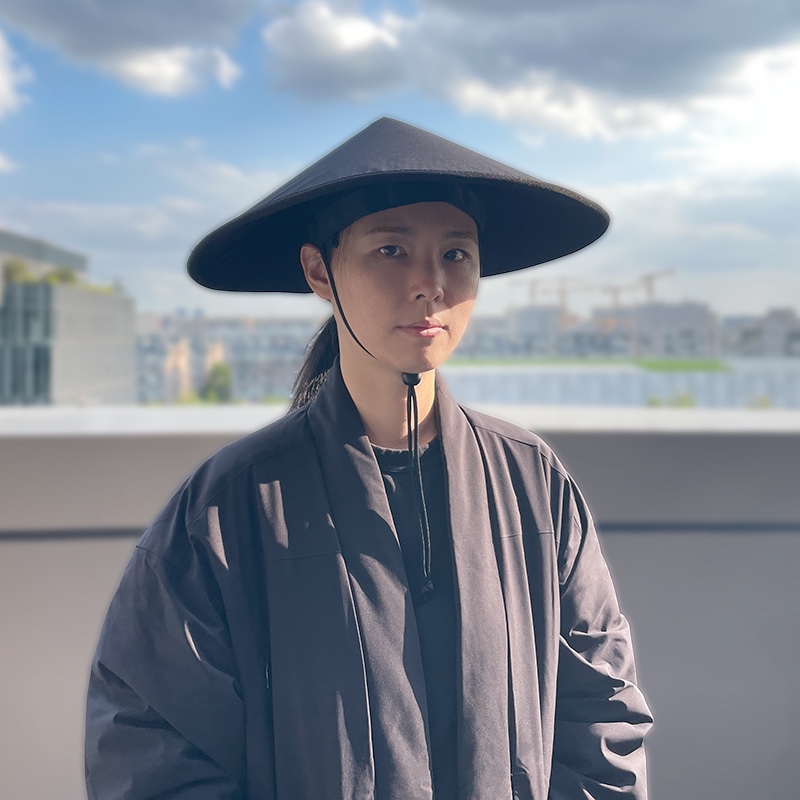 무사 사무라이 삿갓 무술 사극 촬영 소품 모자 : TAMNIC