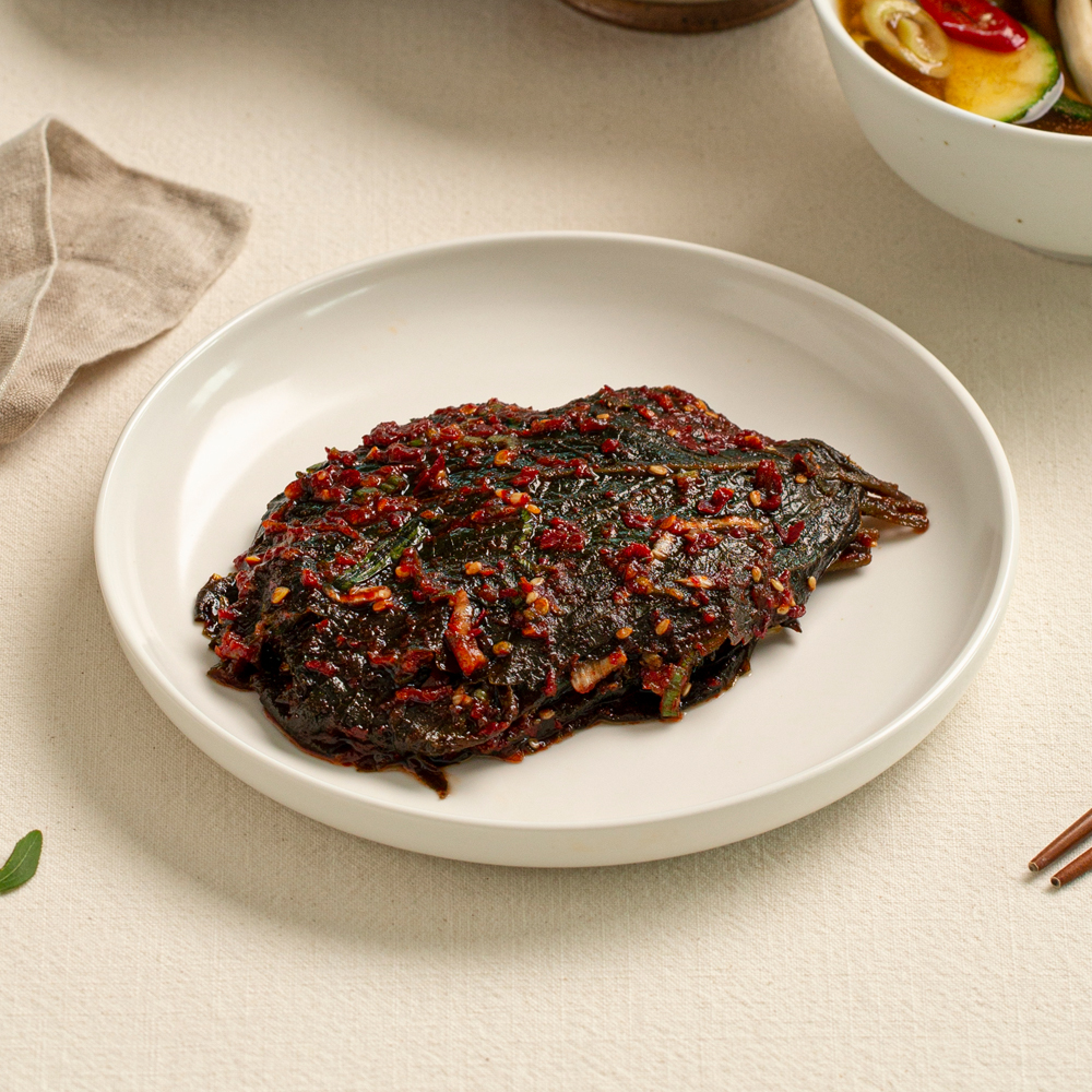 두남 양념깻잎4kg / 깻잎무침 / 깻잎장아찌 / : 천하유통
