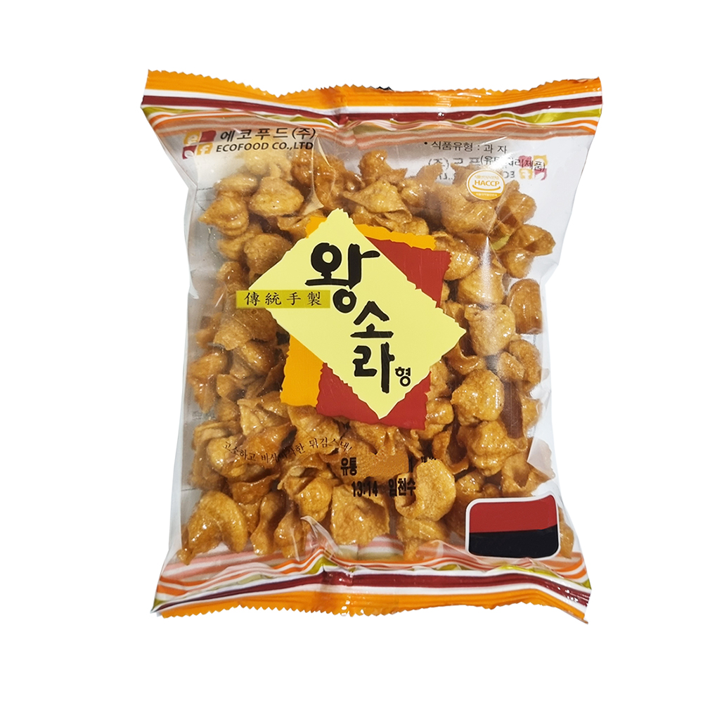 에코푸드 왕소라형 스낵 120g : 여기요몰