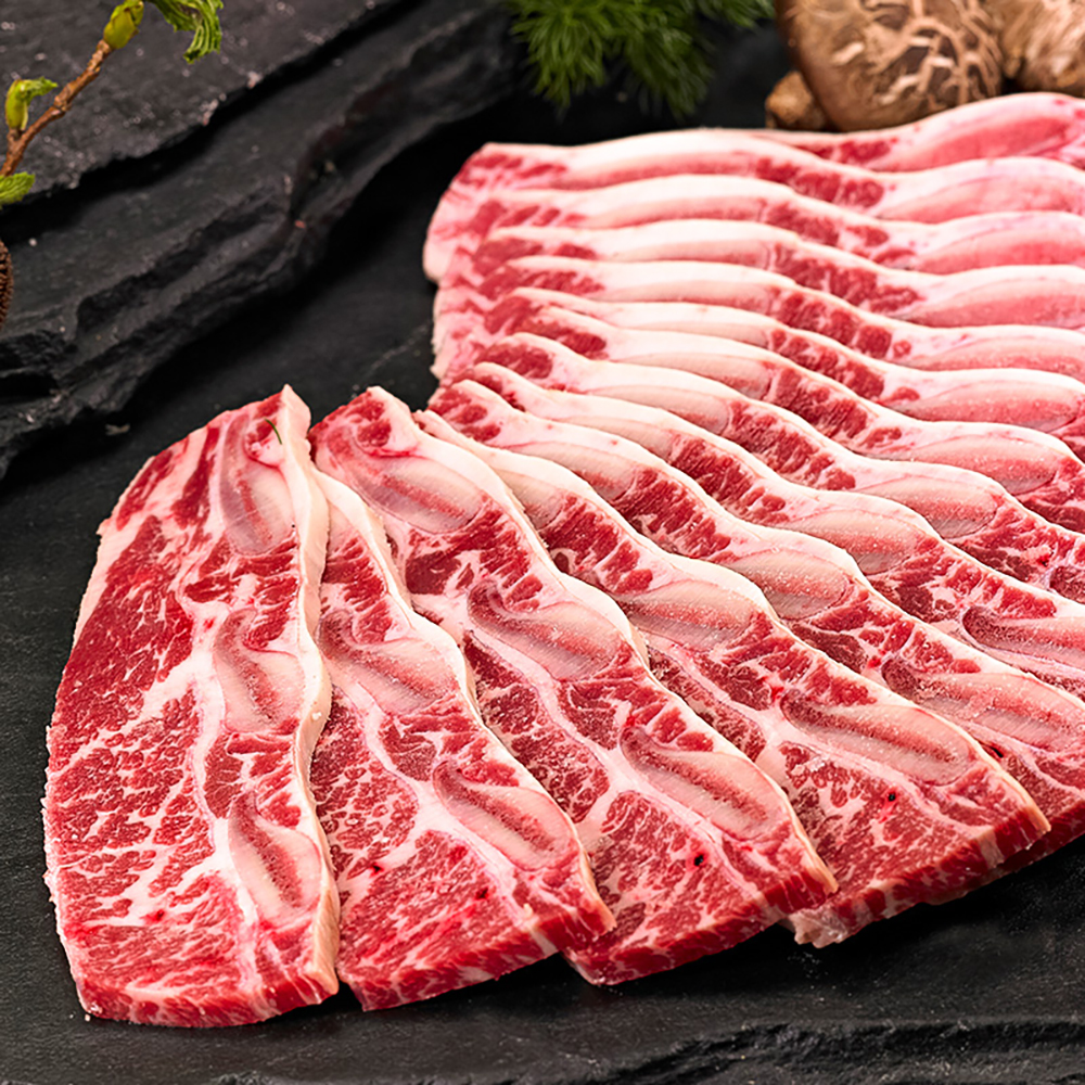 [제천시 배달] 뜯어먹는 맛이 일품인 LA갈비(구이용) 600g [제천내토 흥부정육점] : 동네시장 장보기